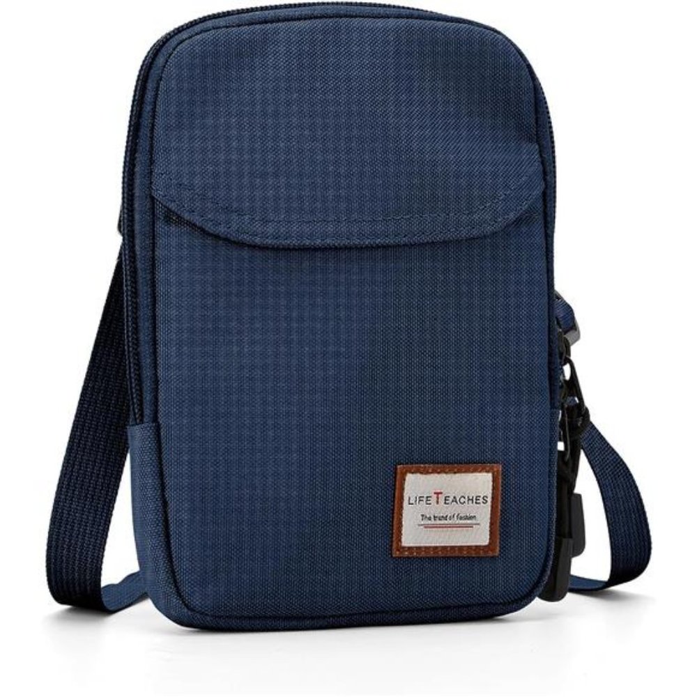 Small Crossbody Bag for Men, Mini Messenger Bag Shoulder Bag for Phone Passport